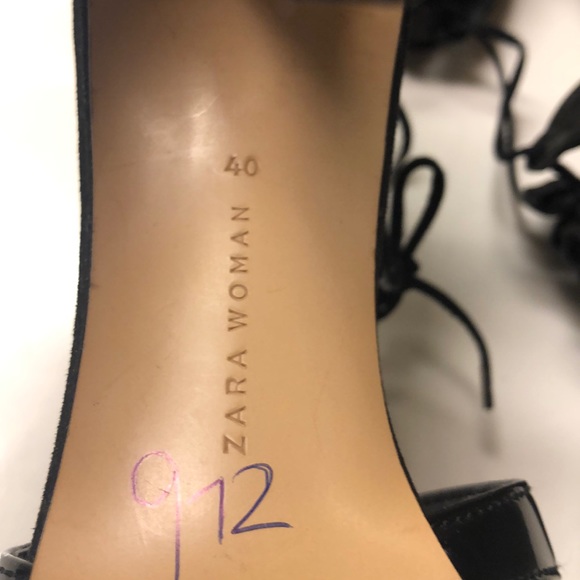 💜💜SOLD💜💜 Zara black suede cut out pumps - Picture 6 of 6